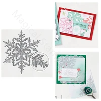 new christmas snowflake clear stamps for handmade paper cards scrapbook embossed background decorative winter no cutting dies
