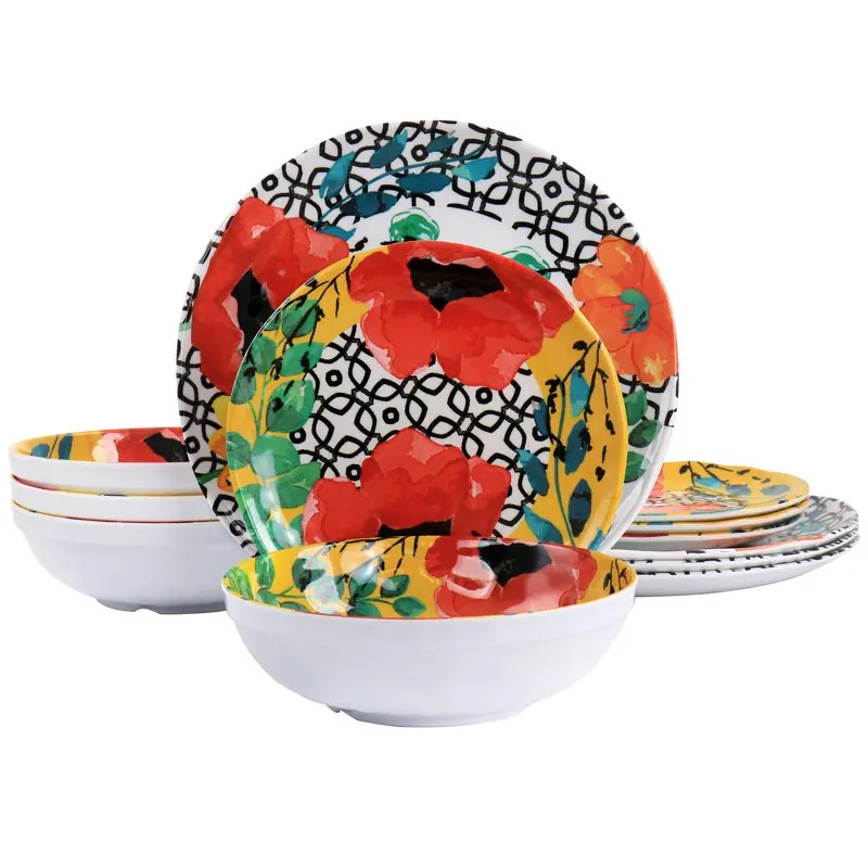 

Grace 12 Piece Melamine Dinnerware Set