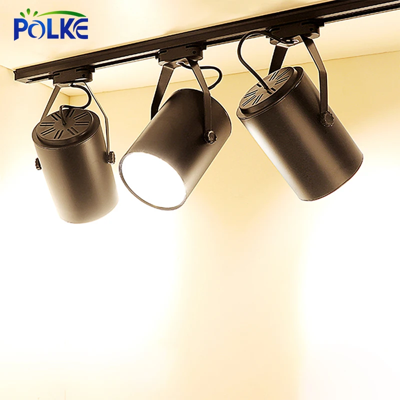 

LED Track Light Fixture COB Track Lighting Wall Lamp Rail 220V Spot Lights Led 3W 7W 12W Home Spotlight Clothing Store Shop