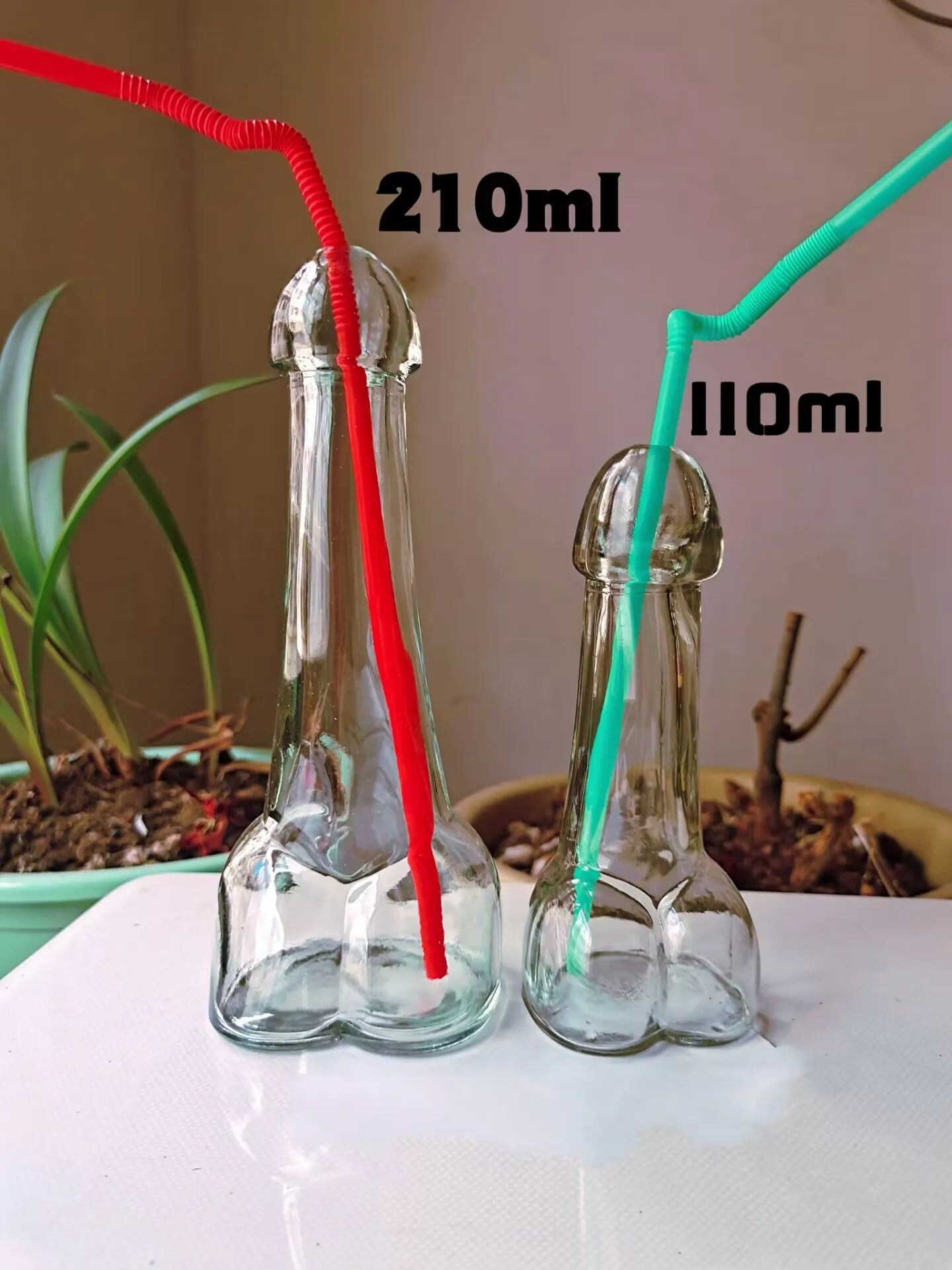 Прозрачная стеклянная чашка Shot