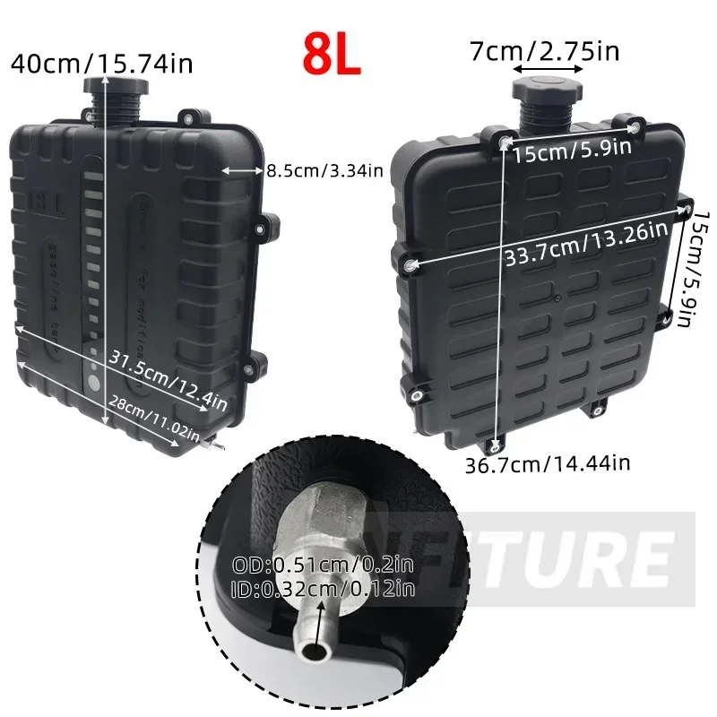 

Бак для хранения масла 5л/8л с крышкой, воздушный дизельный нагреватель, топливный бак, прочный герметичный топливный бак для автомобиля, грузовика, кемпера, каравана