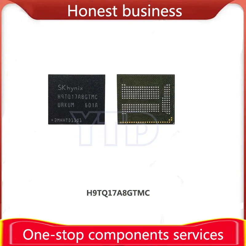 

H9TQ17A8GTMC 100% рабочий 100% качество EMCP BGA 16 ГБ + 1 чип стробочный жесткий диск память компьютер хранилище H9TQ17A8