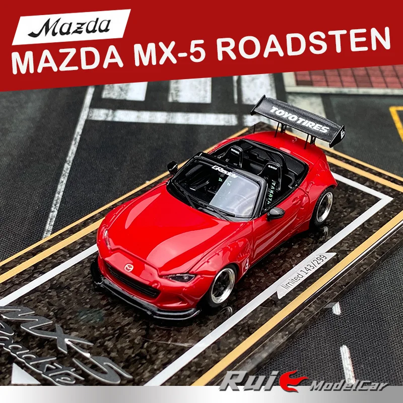 

1:64 YM Mazda MX-5 Roadsten Rocket Rabbit Resin Simulation Car Model Collection Ornament Gift