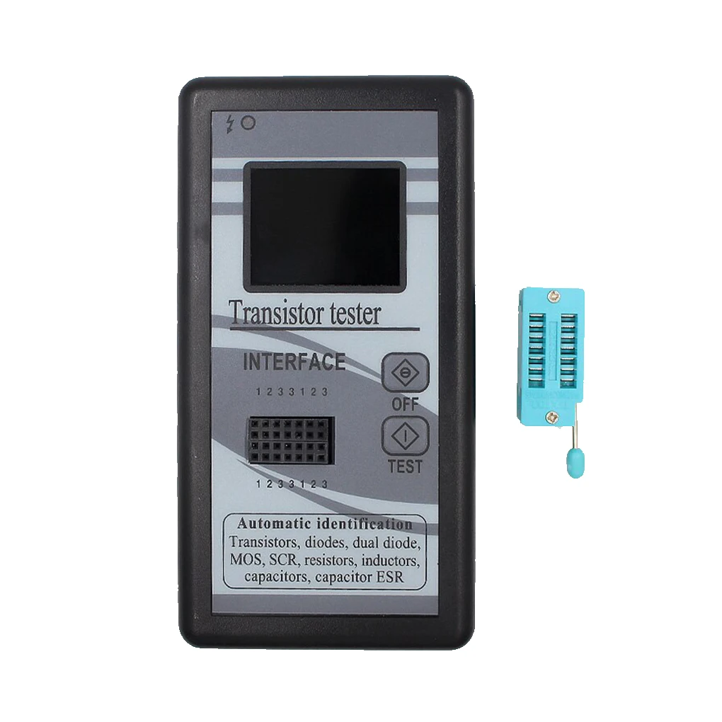 

Цифровой тестер транзисторов с ЖК-дисплеем, бытовой перезаряжаемый диод 25 пф-1000 мкФ, цветной измеритель быстрого отклика, автоматическое от...
