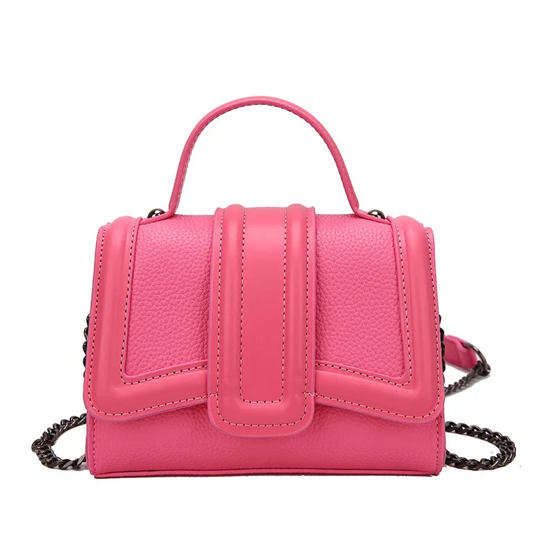 2022 New Fashion Women Bag Lychee Pattern Handbag For Women Designer Bags Luxury Brand Women Bag Women's Solid Color Casual Bag