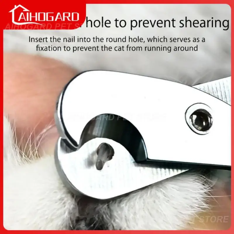 

New Small Cat Nail Clipper Anti Accidental Supplies Cat Cutter Scissors For Cat Dog Grooming Claw Scissors Pet Products Novice