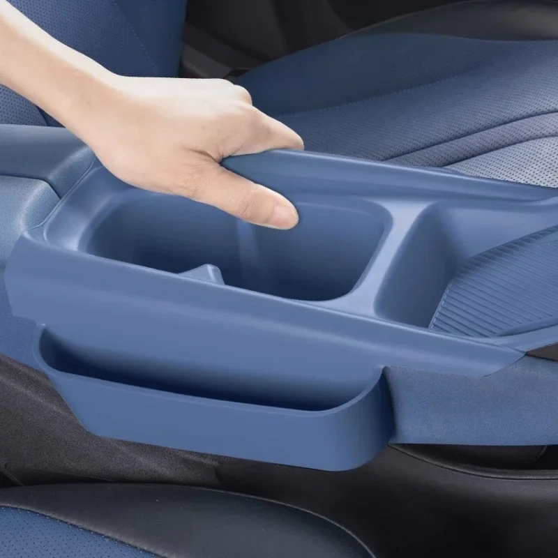 Фото Для BYD Seagull Dolphin Mini: Полный комплект силиконовых ковриков для консоли, беспроводная зарядная панель-протектор, вставки для подстаканников №3