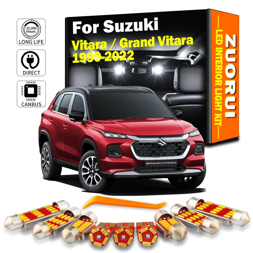 

Автомобильная лампа ZUORUI, яркий комплект для Suzuki Vitara, для Grand Vitara 1999- 2018 2019 2020 2021
