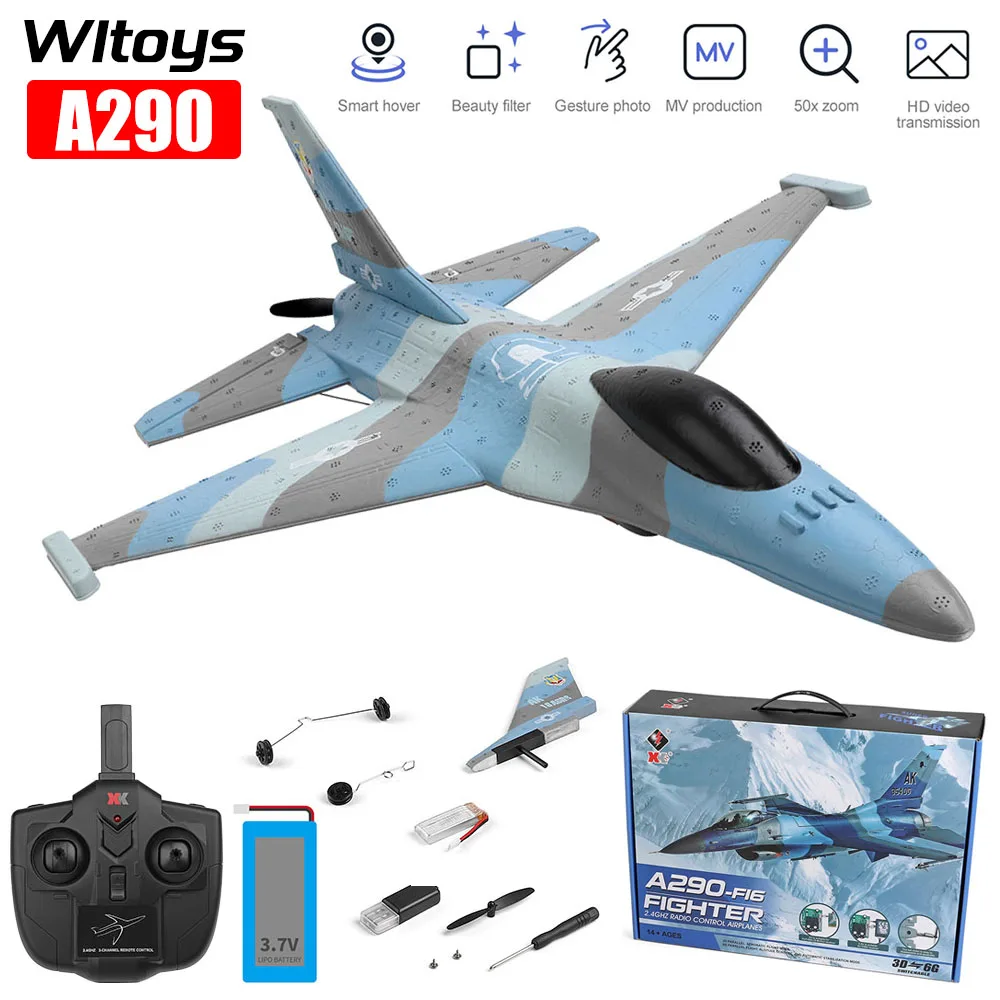 

Wltoys XK A290 RC Aircraft 2.4GHz EPP Foam RC Aircraft 3CH Radio Remote Control Airplane Toys for Children Boy Birthday Gift