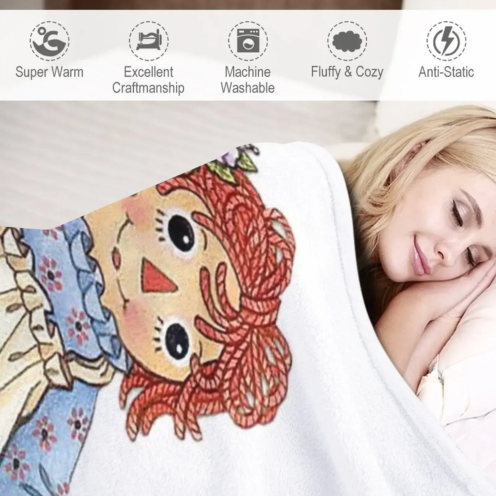 Одеяло Raggedy Ann And Andy одеяло для дивана фланелевые одеяла