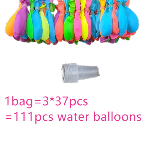 111 шт. водные бомбочки, воздушный шар, удивительное наполнение, Волшебный шар, детские водные войны, товары для игр, Детская летняя уличная пляжная игрушка