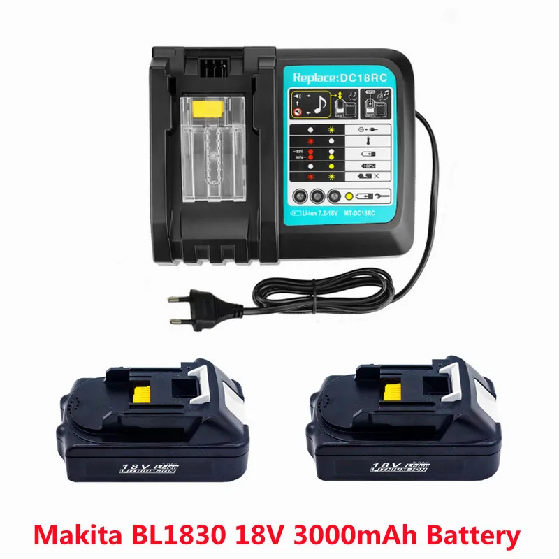 Сменный аккумулятор для электроинструментов Makita BL1830 18 в 3000 мАч BL1815 BL1840 LXT400 194204-5