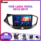 Автомагнитола 2 din, мультимедийный проигрыватель, Android 10,0, для LADA Vesta Cross Sport 2015-2019, IPS, GPS-навигация, DSP, RDS, 4G, Wi-Fi, DVD-проигрыватель
