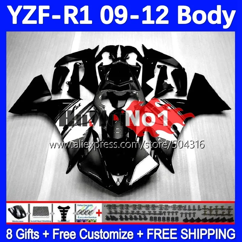 

Корпус для YAMAHA YZF-R1 YZF 1000 CC R1 R 1 YZFR1 09 10 11 12 163MC.39 YZF1000 YZF-1000 2009 2010 2011 2012 Обтекатели Черный Белый