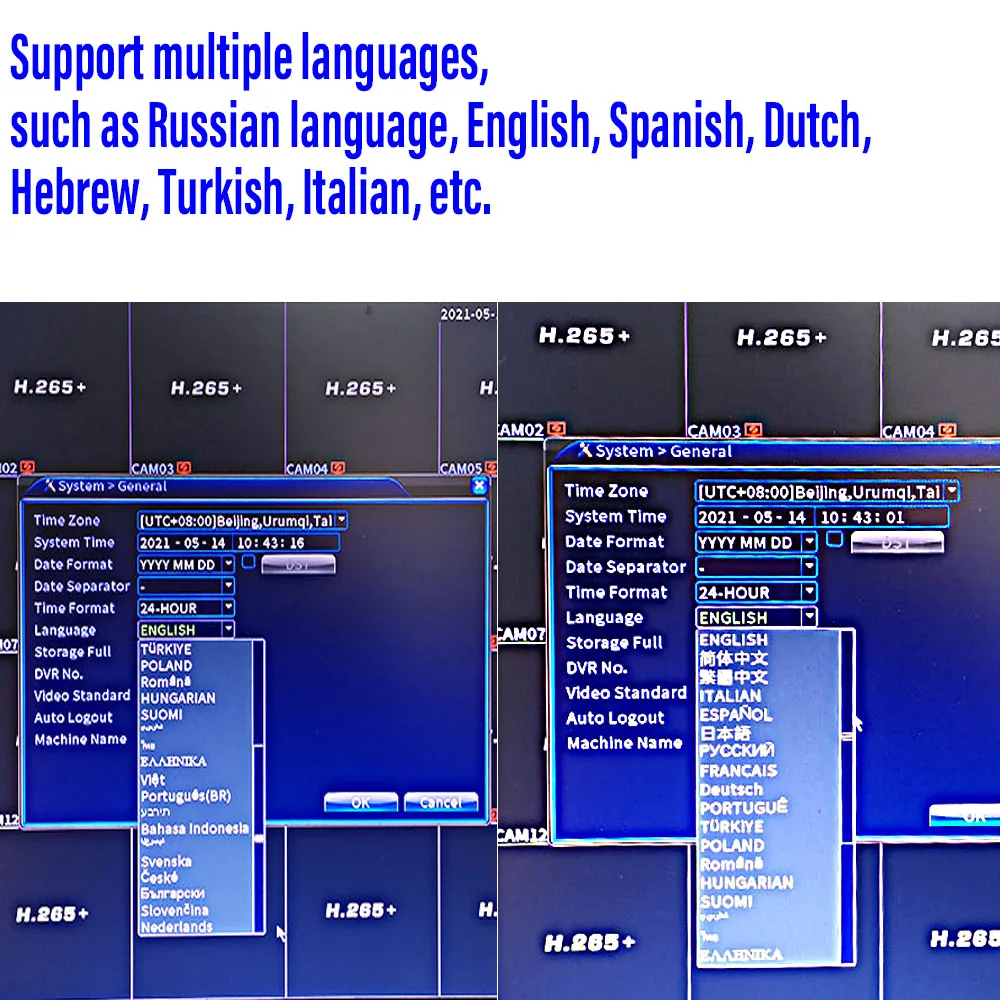 Бесплатная доставка H.265 5M-N 8CH 16CH 1080P IP DVR плата XMEYE NVR 4 канала 5 в 1 AHD TVI CVI гибридный