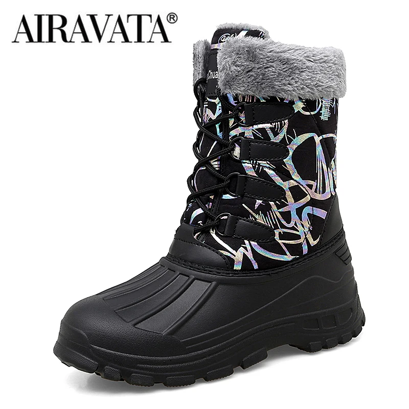 Winter Women Boots Plush Warm Woman Walking Shoes Comfortable Outdoor Casual Faux Fur Winter Boot