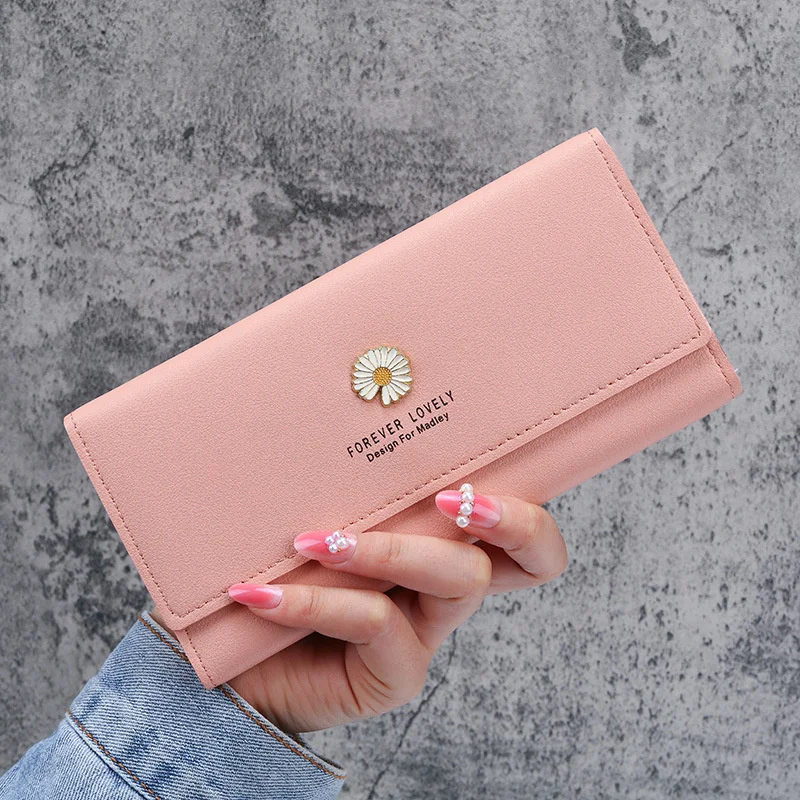 

New Leather Women Wallets Hasp Lady Moneybags Zipper Coin Purse Woman Envelope Wallet Money Cards ID Holder Purses Pocket