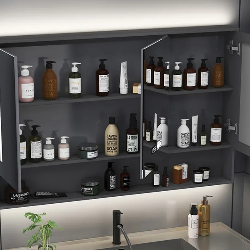 Мебель Роскошные многофункциональные домашние шкафы для хранения в ванной