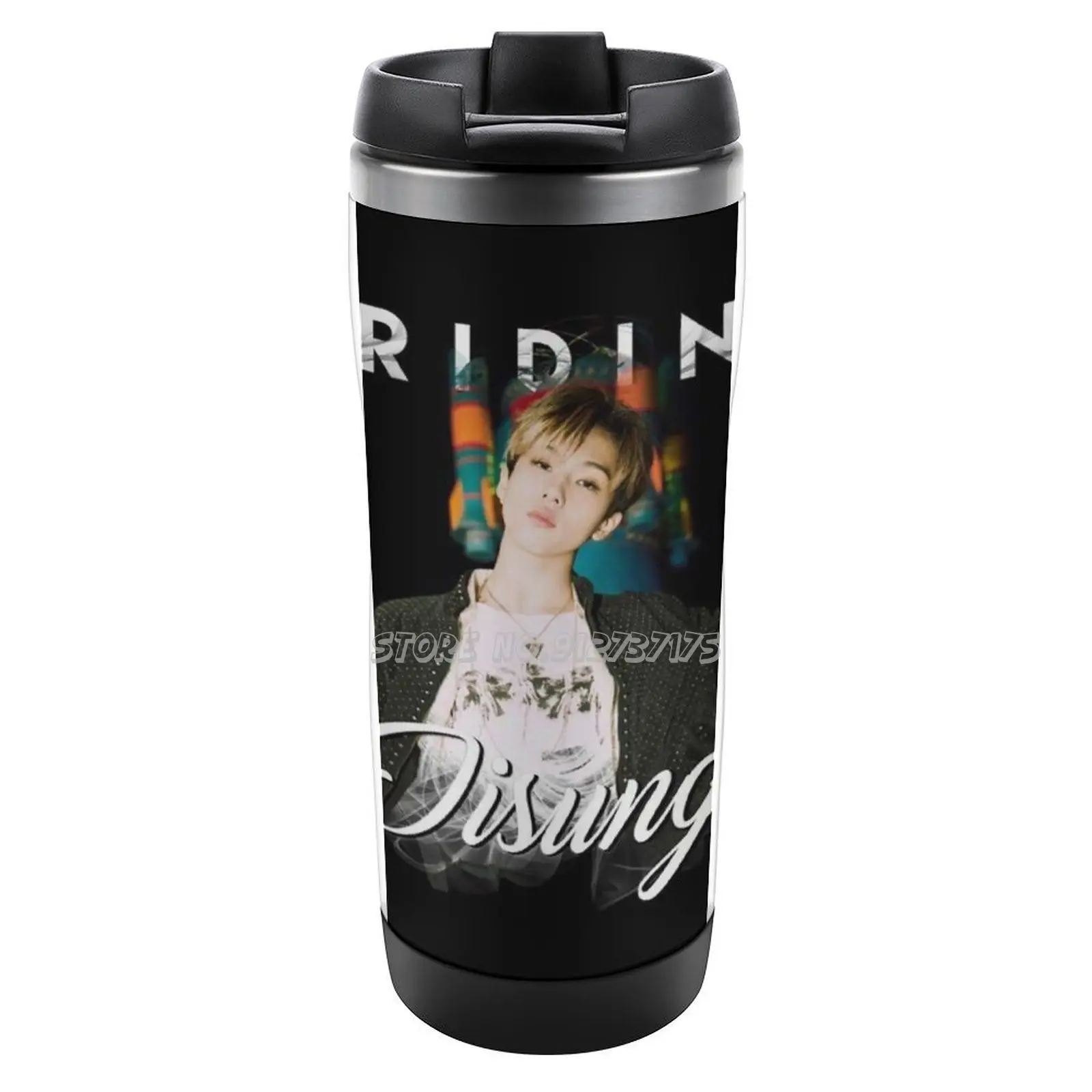 Дорожная кружка NCT-Jisung вакуумный изолированный Герметичный Термос кофейная Kpop