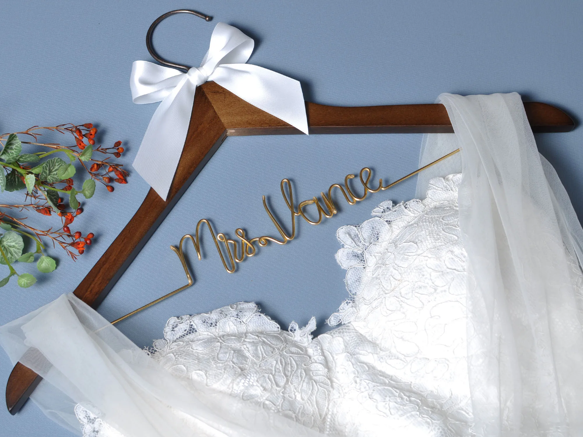 

Свадебная Вешалка, индивидуализированная вешалка с именем, индивидуальная вешалка для свадебных платьев подружки невесты, подарок для душ...