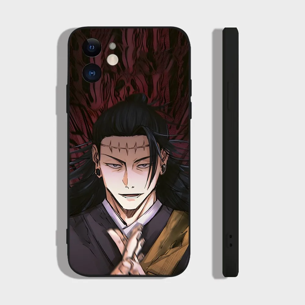 Jujutsu Kaisen G-GetoS Suguru Phone Case For iPhone 16 15 14 13 12 11 Plus Pro Max XR XS X 7 8 SE Mini Silicone Soft