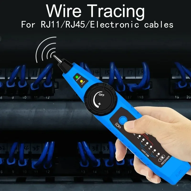 НОВЫЙ ГОРЯЧИЙ тестер сетевого кабеля NF-810 Кабельный трекер RJ45 RJ11 Wire Tracer Ethernet LAN