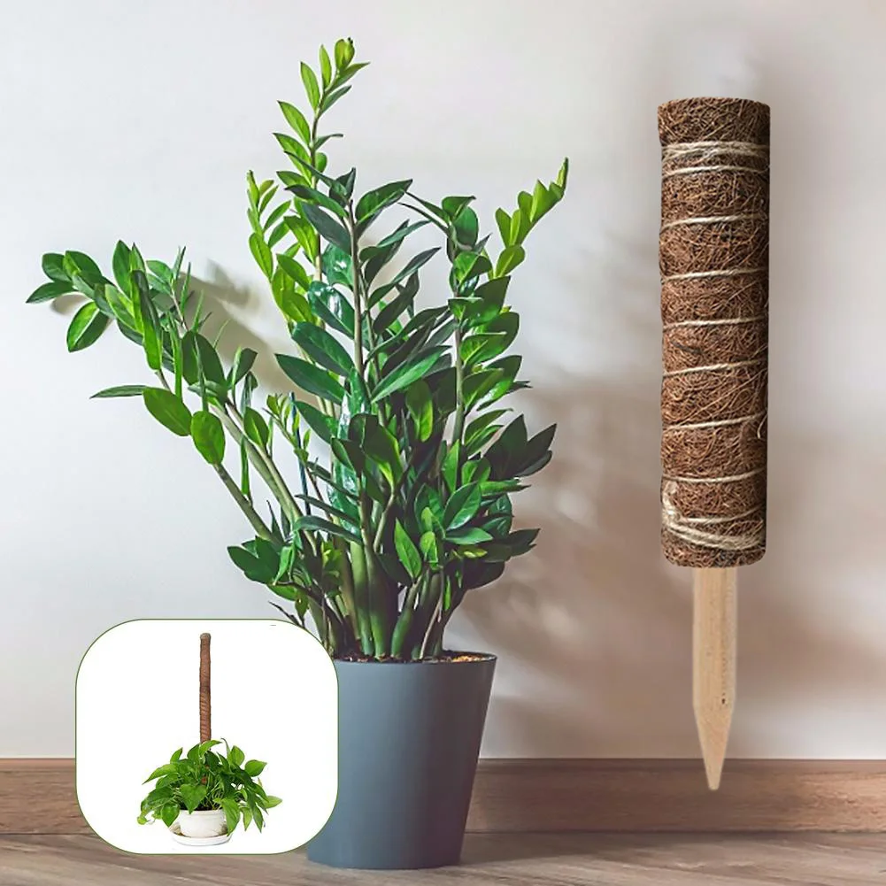 

Garden Vines Climbing Pole Natural Coir Coconut Sticks Plants Creepers Frame Maintain Moisture Indoor Plant Tool