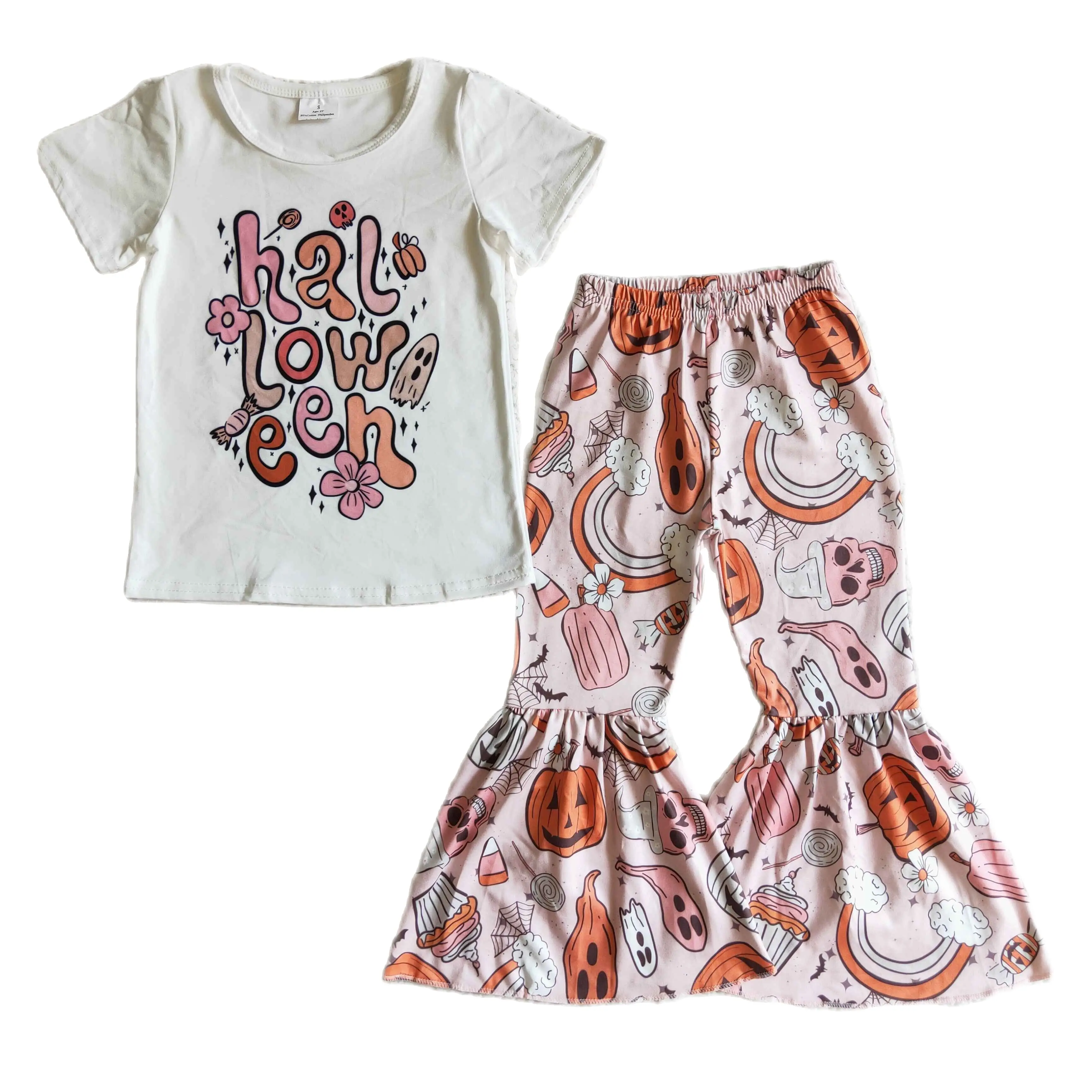 

GSPO0184 девушки на Хэллоуин яркие и длинные брюки с мультяшным принтом