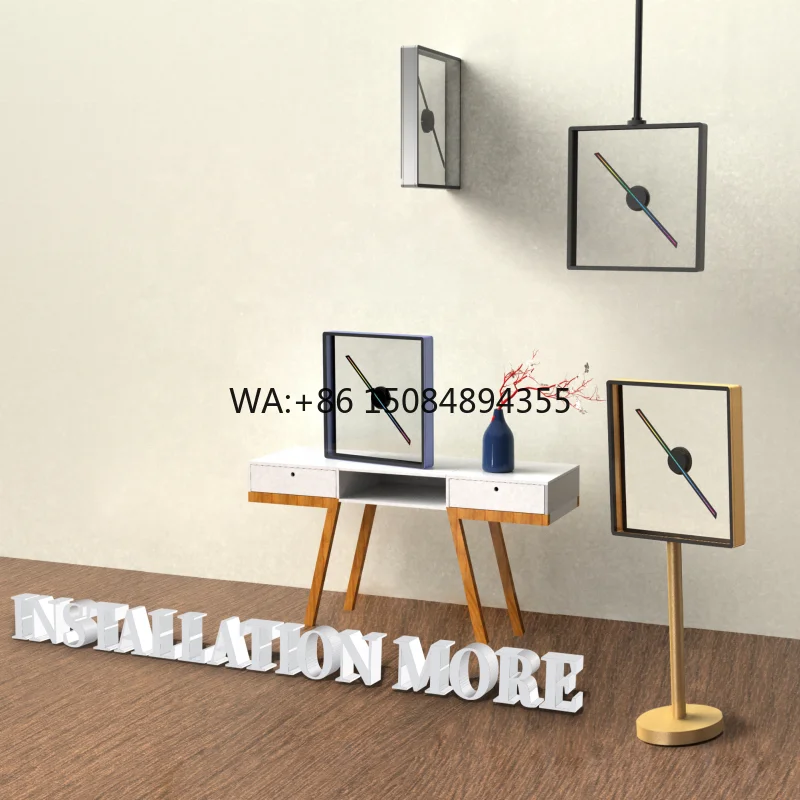 Фото SN-T40 40-см 3D голографический LED-вентилятор для рекламы с управлением через Wi-Fi и приложение, памятью 8 ГБ, гарантией 1 год, мощностью 10-15 Вт, поддержкой различных форматов №1