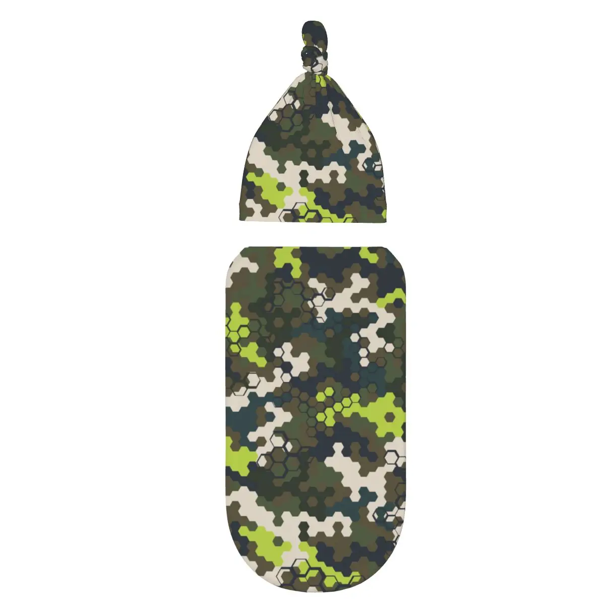 

Hexagonal Camouflage Baby Swaddle Blanket for Newborn Baby Swaddle Receive Blanket