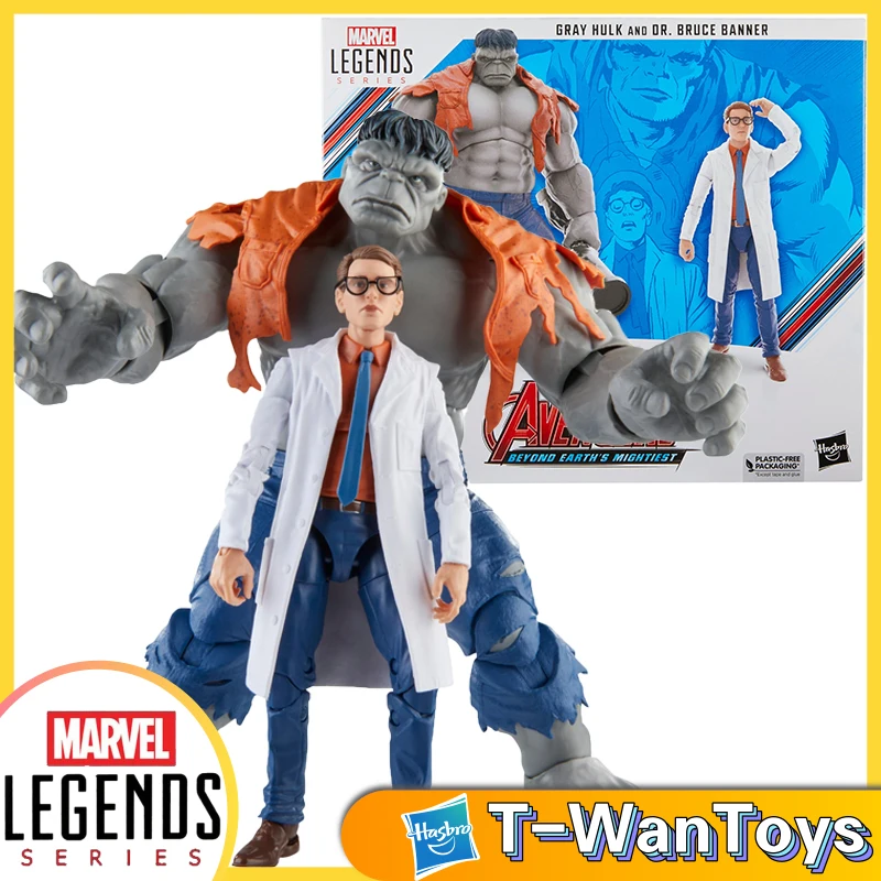 

New In Stock Hasbro Marvel Legends Series Gray Hulk and Dr. Bruce Banner Collectible 6-Inch (15Cm) Action Figure