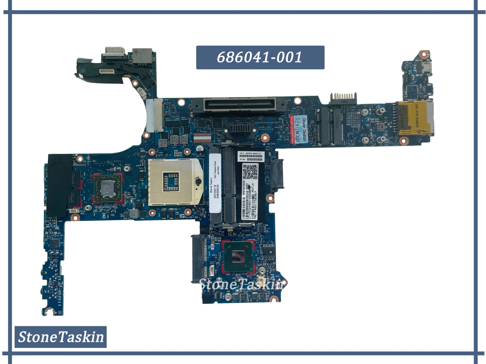 Лучшая цена FRU 686041-001 для HP EliteBook 8470P 6470B 8470 Вт материнская плата ноутбука SLJ8A ОЗУ DDR3