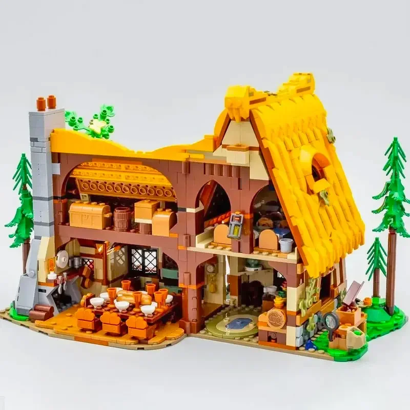 2024 совместимый строительный блок дом карликов принцессы принца 43242 DIY Модель