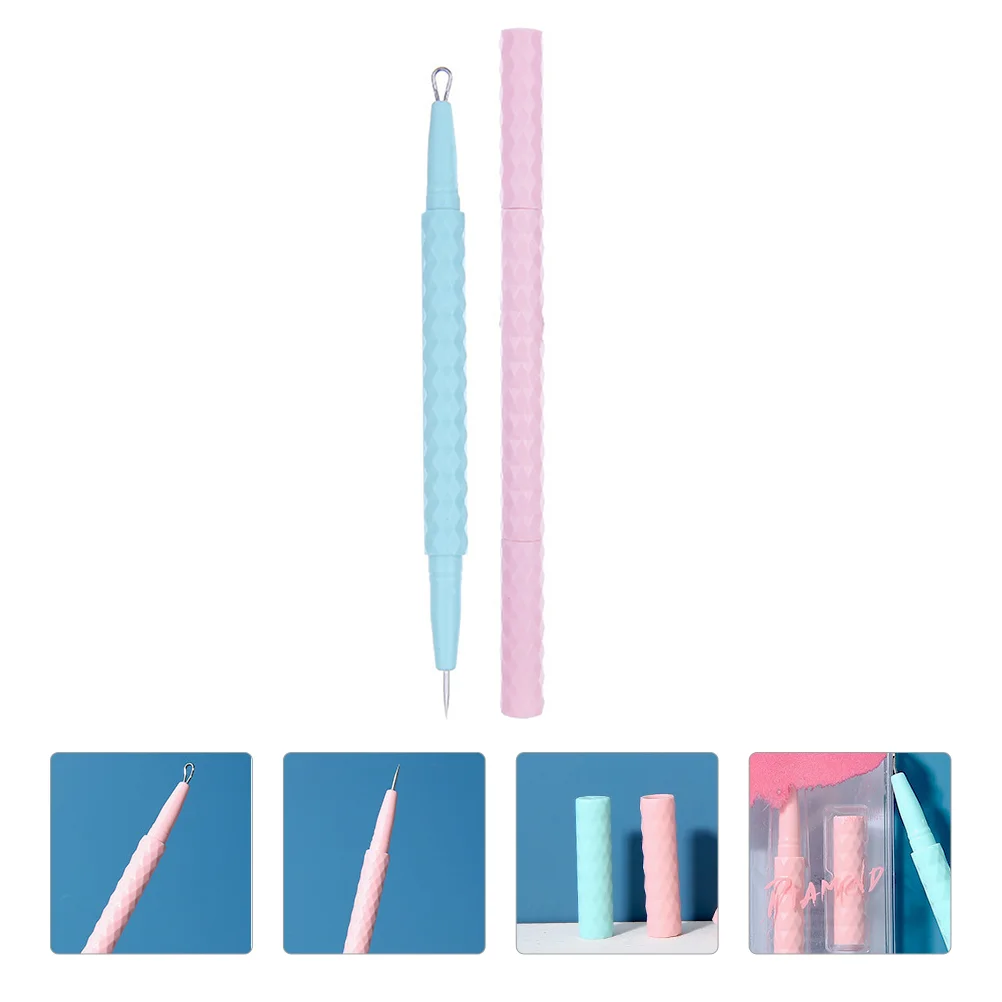 

2 Pcs Pimple Extractor Double-end Acne Acne Removal Needle for Care Acne Face