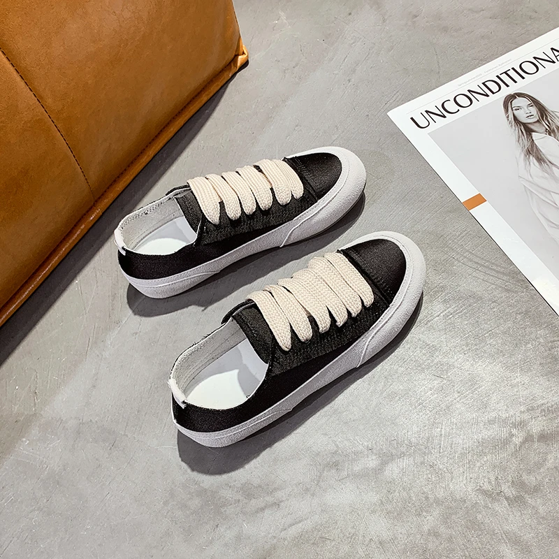 

New Arrive 2022 Spring Autumn Spain Style Fashion Summer Casual White Shoes Ladies Breathable Satin White Sneakers for Girls