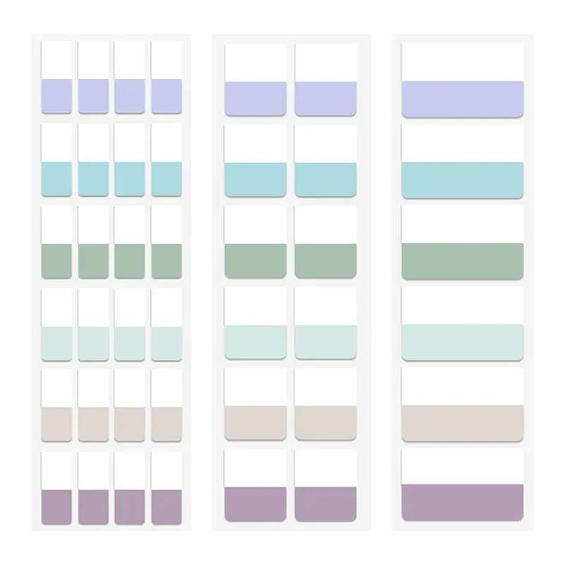 

Multi-coloured Sticky Writable Morandi Index Sticker Labels Stickers Sticky Notes Markers For Students Bookmarks