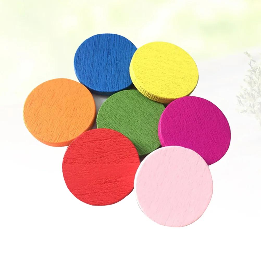 

Wood Round Disc Math Wooden Chips Counting Bingo Piece Fordiscs Pieces Diy Decor Circles Manipulatives Slices Ornaments
