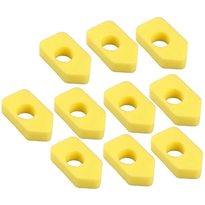 

Hot 10Pcs Yellow Air Filters for Briggs Stratton 698369 Power Equipment Air Filters Lawn Mower Parts