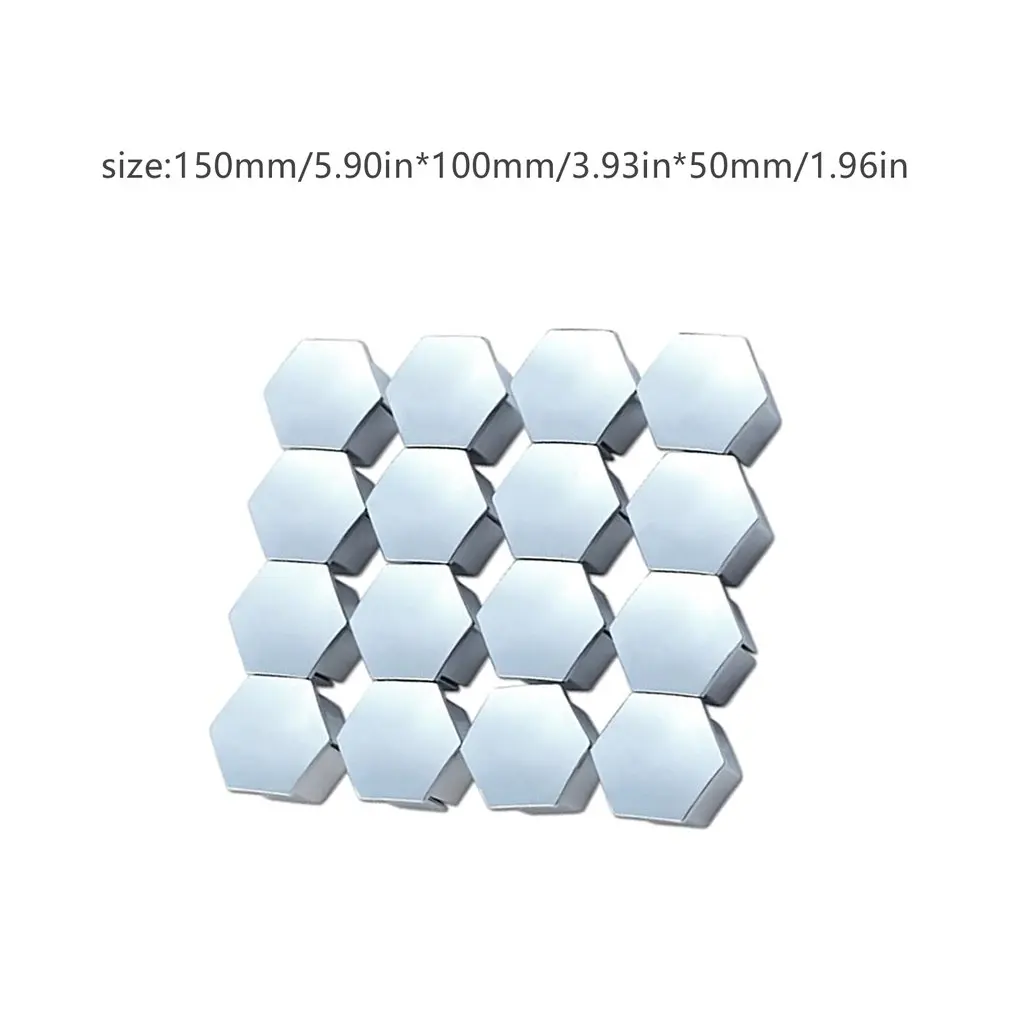

Hot New 16 Pcs 19mm Tire Screw Cap Metric Hex Bolt Cap For Peugeot 307 308 408 206 207 Wheel Nut Rim Cover Decor Fast Delivery
