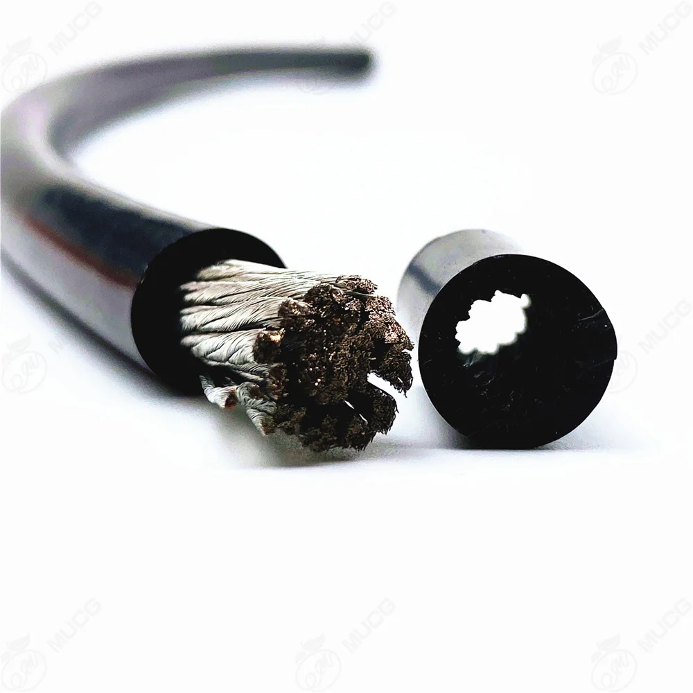 Silicone wire Electric cable Black Red color very soft Auto Battery Start 8awg 6awg 4awg 2awg 1awg 8 6 4 2 1 awg 25mm 35mm 50mm images - 6