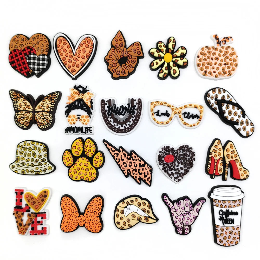 100Pcs/Set Non Duplicate Sample Shoe Accessories PVC Garden Sandals Decorations For Croc Jibz Charms Boys Girls Birthday Gifts