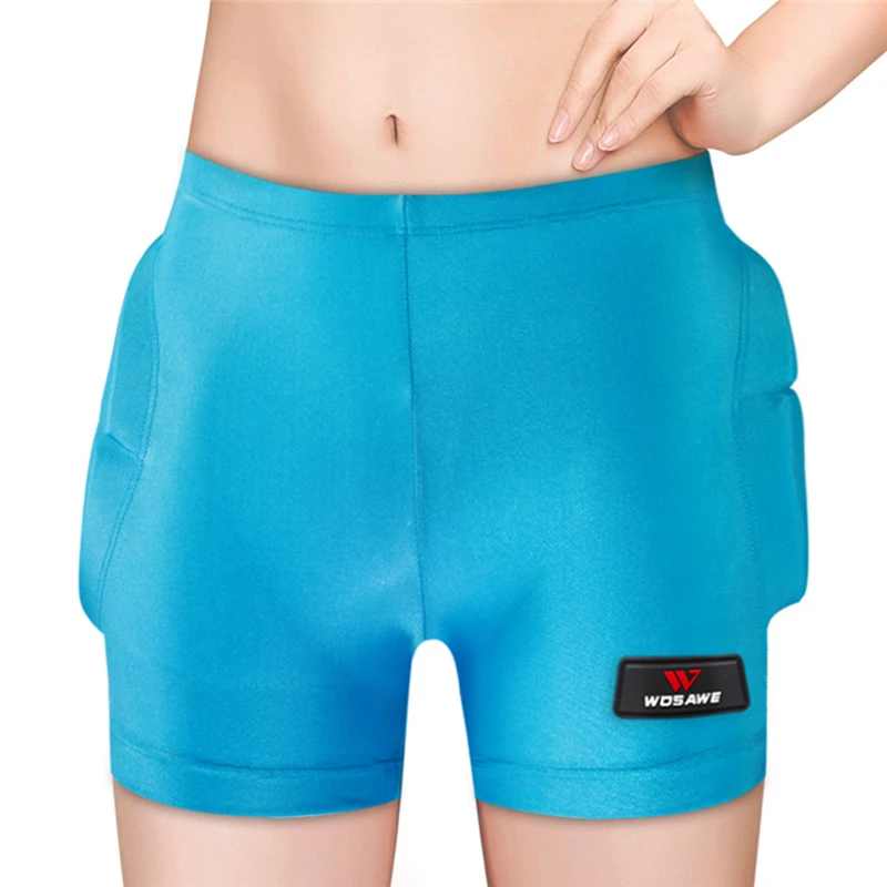 WOSAWE S-3XL Adults Teenagers Snowboard Protection Skateboard Roller Skate Elastic Protective Padded Shorts Hip Pads Protector