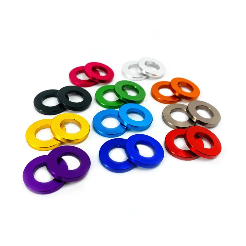 

Велосипедные V-тормоза C Суппорт тормозной болт прокладка монтажные шайбы из алюминиевого сплава M8 8 мм прокладка Складные части для велосипеда дорожного велосипеда