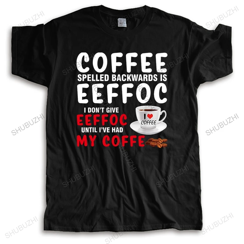Новая модная футболка, хлопковые футболки, кофейные свободные топы EEFFOC для него, женская футболка, Новое поступление, футболка для мужчин, летний подарок