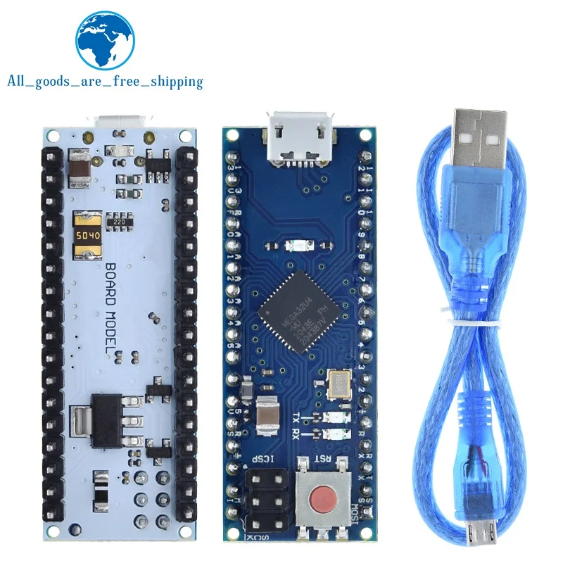 TZT ATmega32u4 5 В 16 МГц модуль платы микроконтроллера, совместимый для Arduino Mirco, замена Pro Mini с USB-кабелем (art.: 3920ceb478dd9) - 3920ceb478dd9