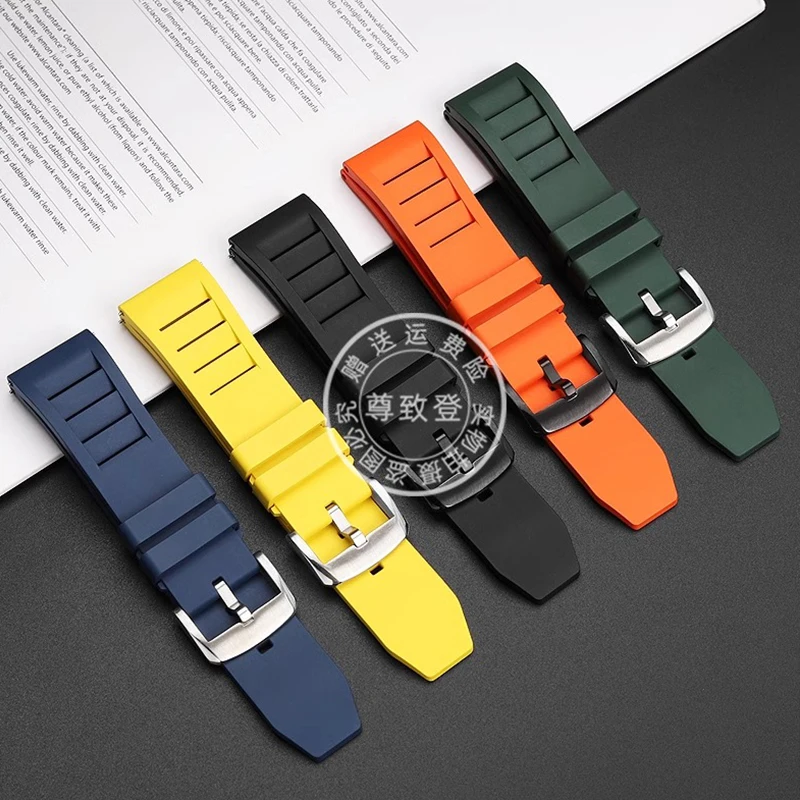 Высококачественный ремешок из фторкаучука для G-shock GA-2200 PRG-600 PRW-6600 FLK 24 мм