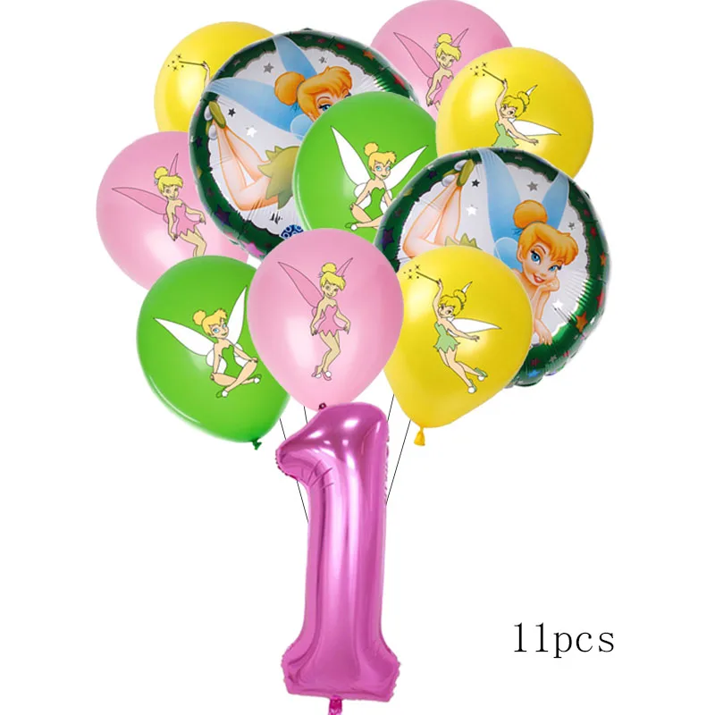 

Tinker Bell Latex Balloon Fairy Party Supply First Birthday Decoration Ballon Home Garden Girl Wed Decor Kid Gift Baby Shower