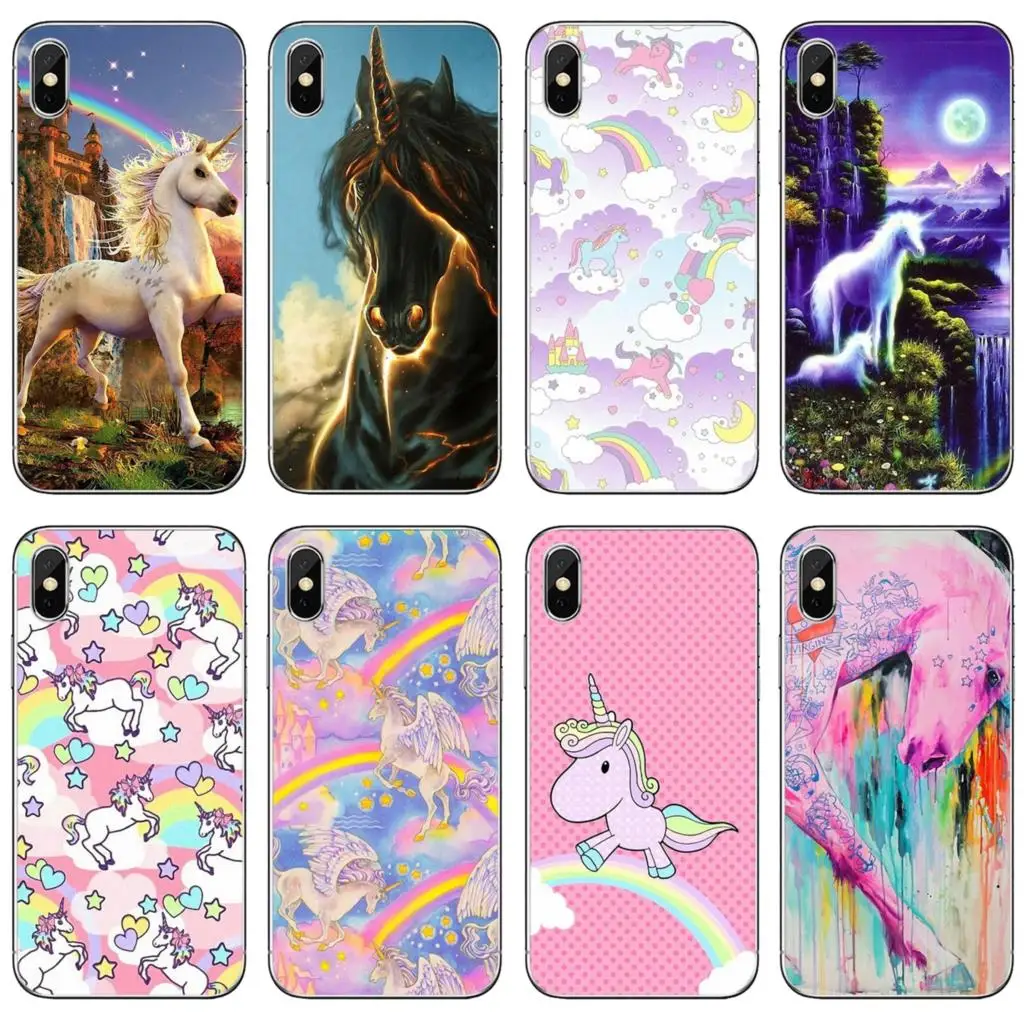 Мягкий чехол для Huawei Mate 7 8 9 10 20 30 40 P40 P50 Lite Pro Honor Y3 II 2016 Пастельная Радужная Розовая