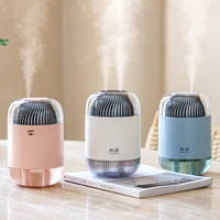 portable 1000ml electric air humidifier diffuser essential oils double nozzle with soft light ultrasonic humidifiers purifier