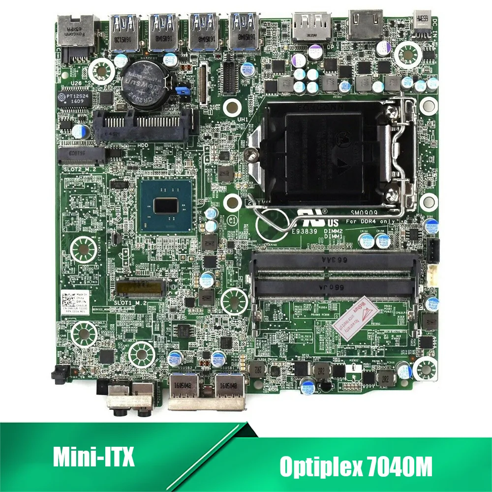 100% Working For DELL OptiPlex 7040M Desktop  Motherboard N6NV0 96JG8 3F1TC 3YX5F 77RRV Original Quality